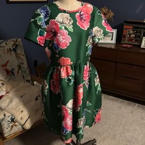 Fun Kate Spade floral mini fit and flare